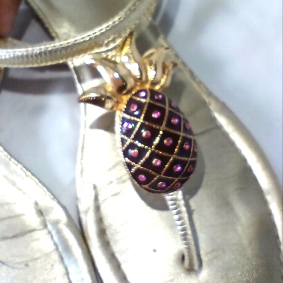 Lilly Pulitzer Palm Beach Golf Sandals. Size 8M - Picture 9 of 14